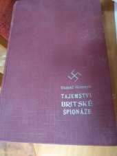 kniha Intelligence Service Tajemství britské špionáže, K. Komers 1930