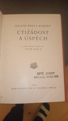 kniha Ctižádost a úspěch, Jos. R. Vilímek 1927