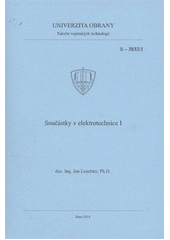kniha Součástky v elektrotechnice I (přednášky), Univerzita obrany 2011