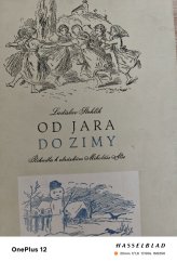 kniha Od Jara do Zimy Říkadla k obrázkům Mikoláše Alše, SNDK 1953