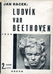 kniha Ludvík van Beethoven studie o životě a díle, Odeon, Jan Fromek 1929