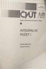kniha Integrální počet I, ČVUT 1998