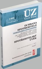 kniha ÚZ 1403 Ochrana spotřebitele, spotřebitelský úvěr, požadavky na výrobky, ČOI podle stavu k 1. 1. 2021, Sagit 2021