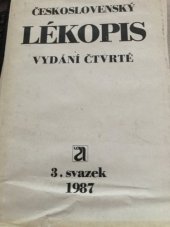 kniha Československý lékopis opravy a změny 1989 = Pharmacopoea bohemoslovaca : errata et corrigenda 1989, Ministerstvo zdravotnictví a sociálních věcí České socialistické republiky 1989