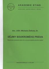 kniha Dějiny soukromého práva římské právo soukromé a jeho vliv na vývoj evropského právního myšlení, Sting 2010