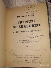 kniha Tři muži se žralokem a jiné poučné historky, Sauer-Hašek 1920