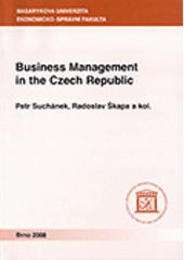 kniha Business management in the Czech Republic, Masarykova univerzita 2008