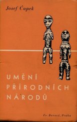 kniha Umění přírodních národů, Fr. Borový 1938