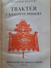 kniha Traktér u královny Pedauky, Fr. Borový 1931