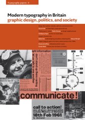kniha Modern typography in Britain graphic design, politics, and society - Typography papers 8, Hyphen Press 2009