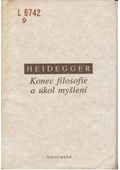 kniha Konec filosofie a úkol myšlení, ISE 1993