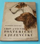 kniha Chov a výcvik foxteriérů a jezevčíků, Svaz pro spolupráci s armádou 1954