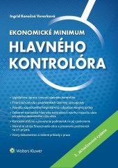 kniha Ekonomické minimum hlavného kontrolóra, Wolters Kluwer 2020