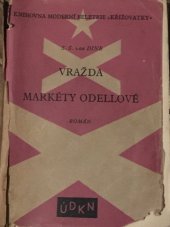 kniha Vražda Markéty Odellové Detektivní román, Ústřední dělnické knihkupectví a nakladatelství 1929