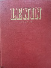 kniha V. I. Lenin Spisy svazek 32, prosinec 1920 - srpen 1921, Institut Marxe-Engelse-Lenina při ÚV VKS (b) 1955