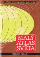 kniha Malý atlas světa Příruční vydání, Ústřední správa geodézie a kartografie 1959