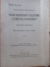 kniha Národopisný věstník českoslovanský Revue D Ethnographie Tchécoslave, Národopisná spol. českoslovanská 1932