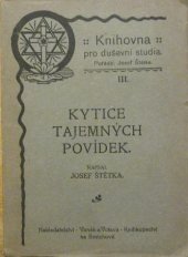 kniha Kytice tajemných povídek, Vaněk & Votava 1920