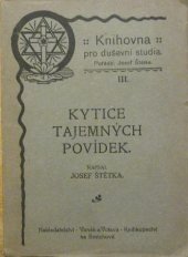 kniha Kytice tajemných povídek, Vaněk & Votava 1920