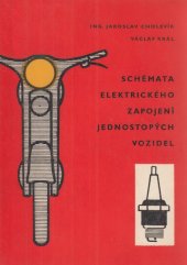 kniha Schémata elektrického zapojení jednostopých vozidel, Nadas 1968