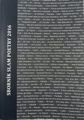 kniha Sborník slam poetry 2016, Pavel Oškrkaný 2016