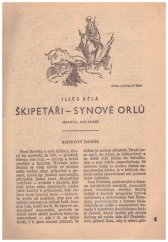 kniha Škipetáři - synové orlů, Práce 1949