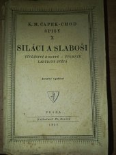kniha Siláci a slaboši, Fr. Borový 1926