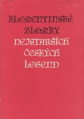 kniha Klementinské zlomky nejstarších českých legend, SPN 1959