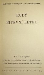 kniha Rudý bitevní letec, L. Mazáč 1941