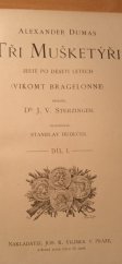 kniha Tři mušketýři ještě po deseti letech (vikomt Bragelonne), Jos. R. Vilímek 1923