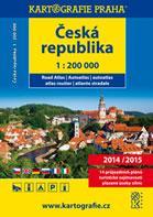 kniha Autoatlas České republiky 1 : 200 000, Kartografie 2014