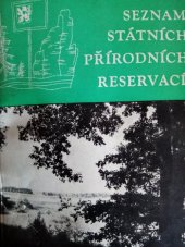 kniha Seznam státních přírodních reservací, Státní památková správa 1956