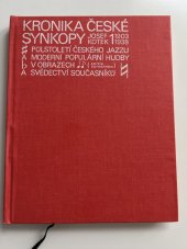 kniha Kronika české synkopy 1.díl - 1903-1938, Supraphon 1975