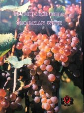 kniha Georgian wine  Gruzínské víno, Sabčota Sakartvelo  1989