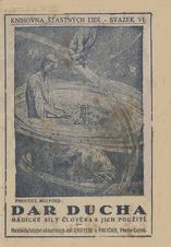 kniha Dar ducha I. řada (magické síly člověka a jejich použití)., Zmatlík a Palička 1919
