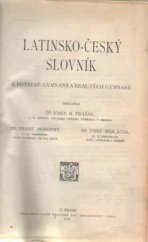 kniha Latinsko-český slovník k potřebě gymnasií a reálných gymnasií, Česká grafická Unie 1910