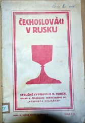 kniha Čechoslováci v Rusku, s.n. 1919