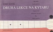 kniha Druhá lekce na kytaru, Edition Supraphon 1981