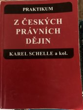 kniha Praktikum z českých právních dějin, Vydavatelství 999 2006