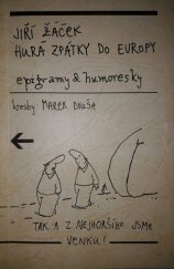 kniha Hurá zpátky do Evropy epigramy a humoresky, Alternativy 1994
