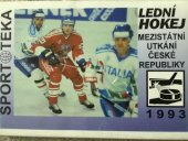 kniha Mezistátní utkání České republiky 1993 lední hokej, Inter-sport 1997