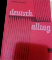 kniha Deutsch im Alltag Material zur Erwolterung der deutschen Lexikologie und Phrassologie - (Nemčina na každý deň)., Slovenské pedagogické nakladateľstvo 1970