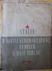 kniha O sociálnědemokratické úchylce v naší straně, Svoboda 1952