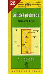 kniha Orlická přehrada 1:50000 : cyklotrasy, Kartografie 1996