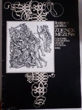 kniha ZDENĚK MÉZL ilustrace, grafika Galerie výtvarného umění v Chebu 1982, katalog výstavy, Galerie výtvarného umění Cheb 1982