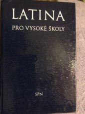 kniha Latina pro vysoké školy, Státní pedagogické nakladatelství 1991