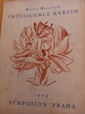 kniha Inteligence květin, Rudolf Škeřík 1924