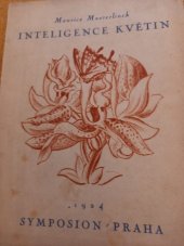 kniha Inteligence květin, Rudolf Škeřík 1924