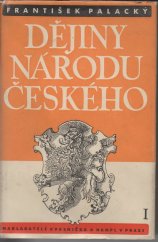kniha Dějiny národu českého v Čechách a na Moravě IV. - Od roku 1431 až do roku 1457, Kvasnička a Hampl 1939