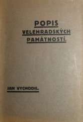 kniha Popis velehradských památností s půdorysem kostela a 57 obrazy, M. Melichárek 1925
